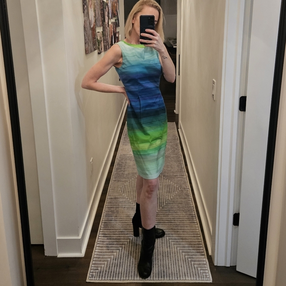 Elie Tahari Dresses & Skirts - NWT Elie Tahari sleeveless watercolor Holly sheath dress, US 6 NWT MSRP 448.00